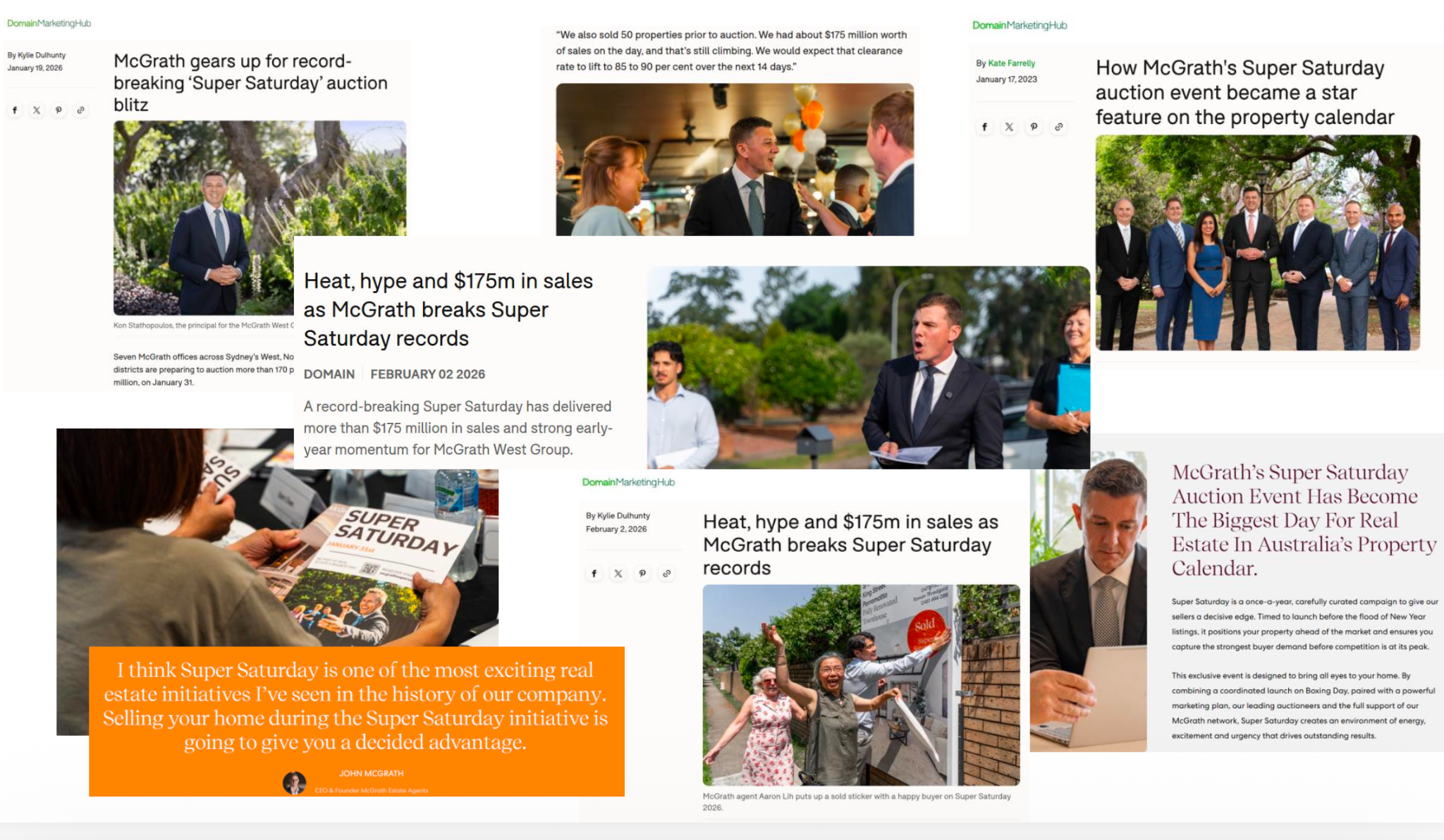 Super Saturday press coverage and John McGrath’s endorsement